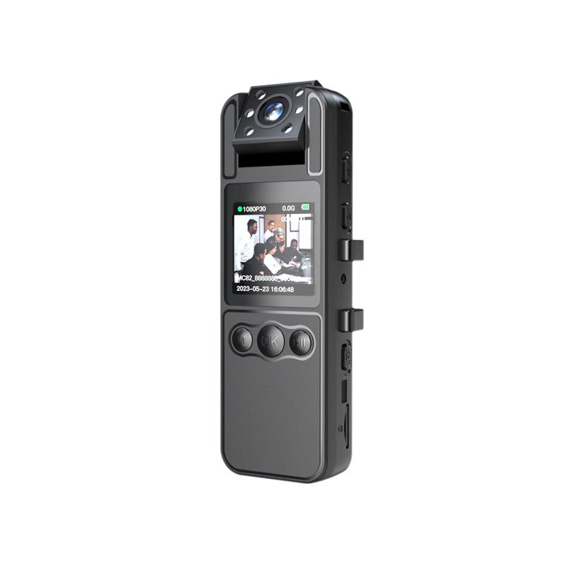Portable Wearable Camera: Meeting, Screen, & Voice Recorder with Clip-On Design