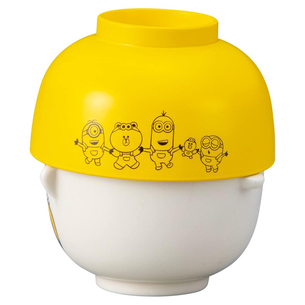 Brown Friends Minions Mini Soup and Rice Bowl Set & (SAN3694)