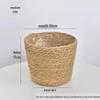 Nordic Rattan Jute Flower Basket - Indoor Tabletop Handmade Decorative Pot