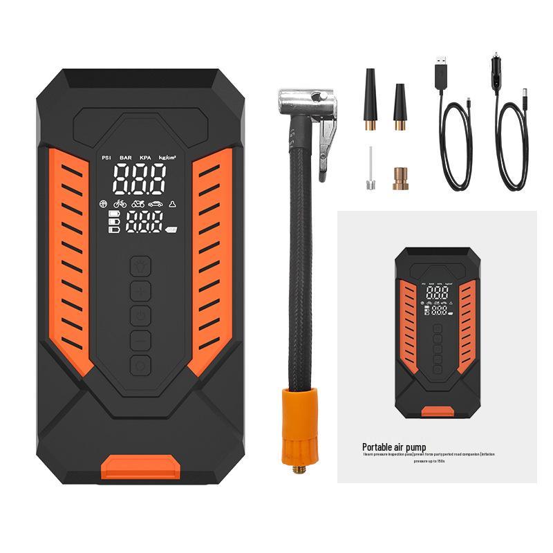 

Насос для накачивания шин высокой мощности двойного назначения: Проводной/Беспроводной Портативный Автомобильный Насос