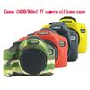 Silicone Case for Canon EOS 1300D/1500D/T7/T6 DSLR - Protective Cover & Bag