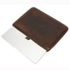 CONTACTS FAMILY Laptop Sleeve Case for Macbook Air M4 M3 Pro 14 A2442 A2779 Cow Leather Mac Book Pro Air 13 M1 HP Dell Cover Bag