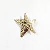 Hairpin Five-Pointed Star Shape Hair Clip Exaggerated Metal Texture Side Bang Hair Pin Fade-Resistant Hair Accessory