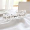 Bridal Hair Band With Rhinestone And Pearl For Wedding Headpiece