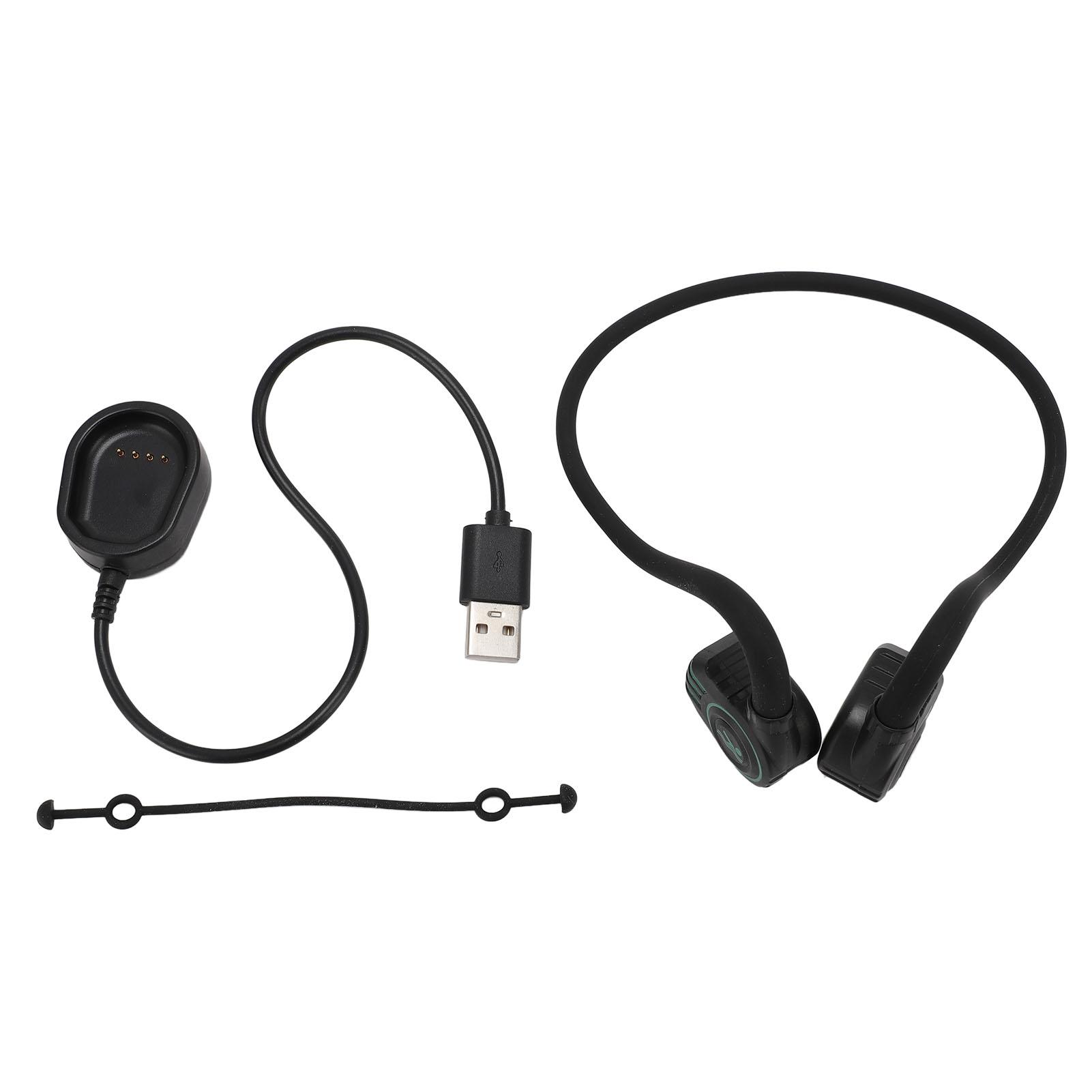 

Наушники с костной проводимостью IPX8 Водонепроницаемые Bluetooth 5.4 Наушники 12 часов воспроизведения Беспроводные с чёрный