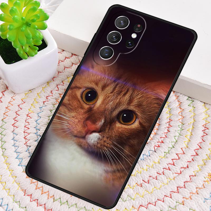 Cute Cat Animal Phone Case for Samsung Galaxy Note 10 Pro S26 Ultra S23 S24 FE S25 S21 S22 PLUS Shockproof Cove