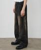 Alice [Oh Jung-Kyu X Alice] Paneld Carpenter Wide Pants [Vintage Black]