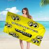 Mooneyes Bath Towel Microfiber Soft Water Absorbing Breathable For Girl Kids Decorative Cartoon Beach Towel