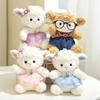 15cm Cute Mie Mie Sheep Fragrance Plush Pendant Sheep Wear A Skirt And A Necklace Plush Doll Car Accessories Backpack Decor