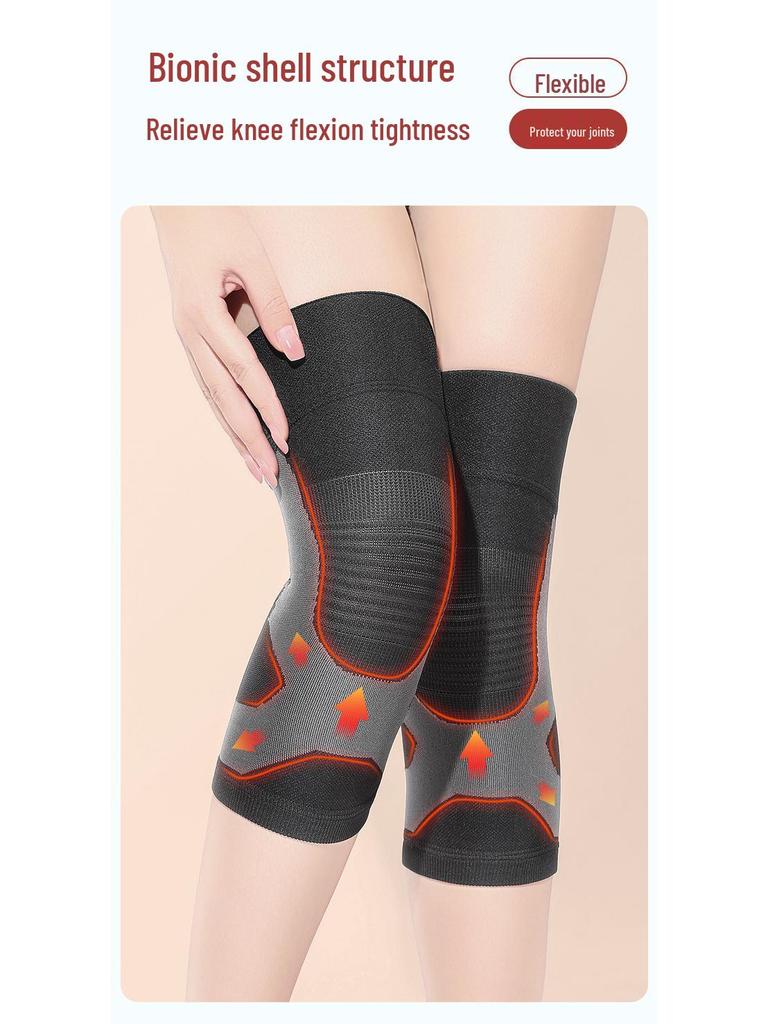 Graphene Heating Knee Pads: Anti-Slip Warm Support for Men, Women, and Seniors with Joint and Cold Leg Protection.