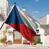Чешский флаг 60,96x91,44 см / 91,44x152,4 см / 41,15x60,96 см Высококачественный полиэстер Национальный флаг - Яркий цвет Флаг Чешской Республики с люверсами, Классический W
