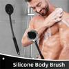 Long Handle Silicone Body Brush Double-Sided Exfoliating Brush Bath Back Scrubber Bath Time