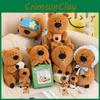 Cartoon Keychain Capybara Plush Dolls Pendant Childrens Toys Gifts Birthday