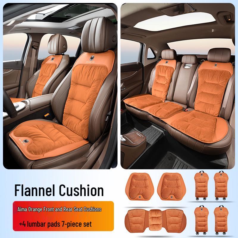 ORA Good Cat & Variants Car Seat Cushions - Flannel Lumbar Backrest