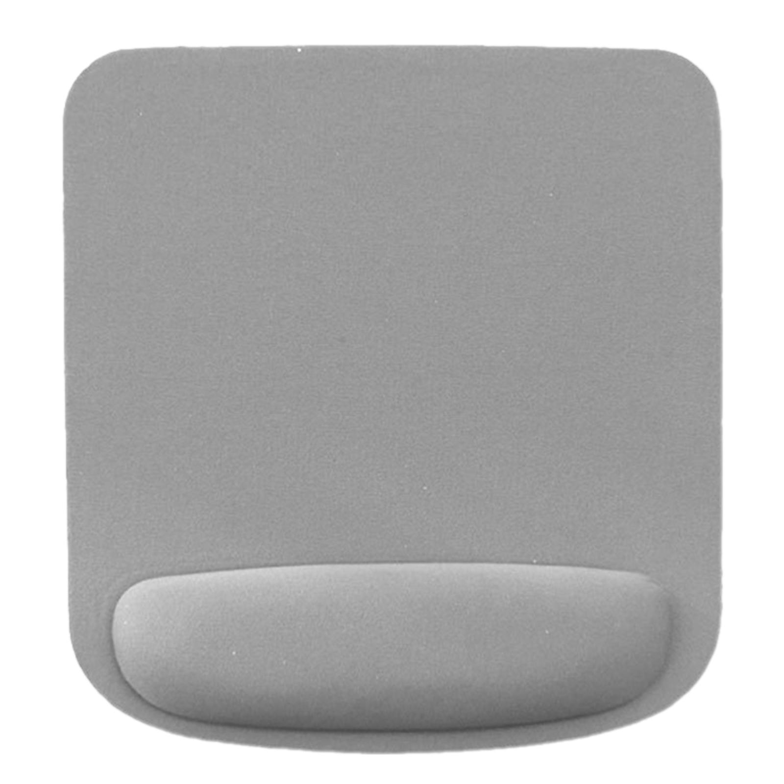 

Эргономичный коврик для мыши с поддержкой запястья Удобный коврик для мыши Гладкая поверхность для запястья для облегчения боли Компьютерный ноутбук серый