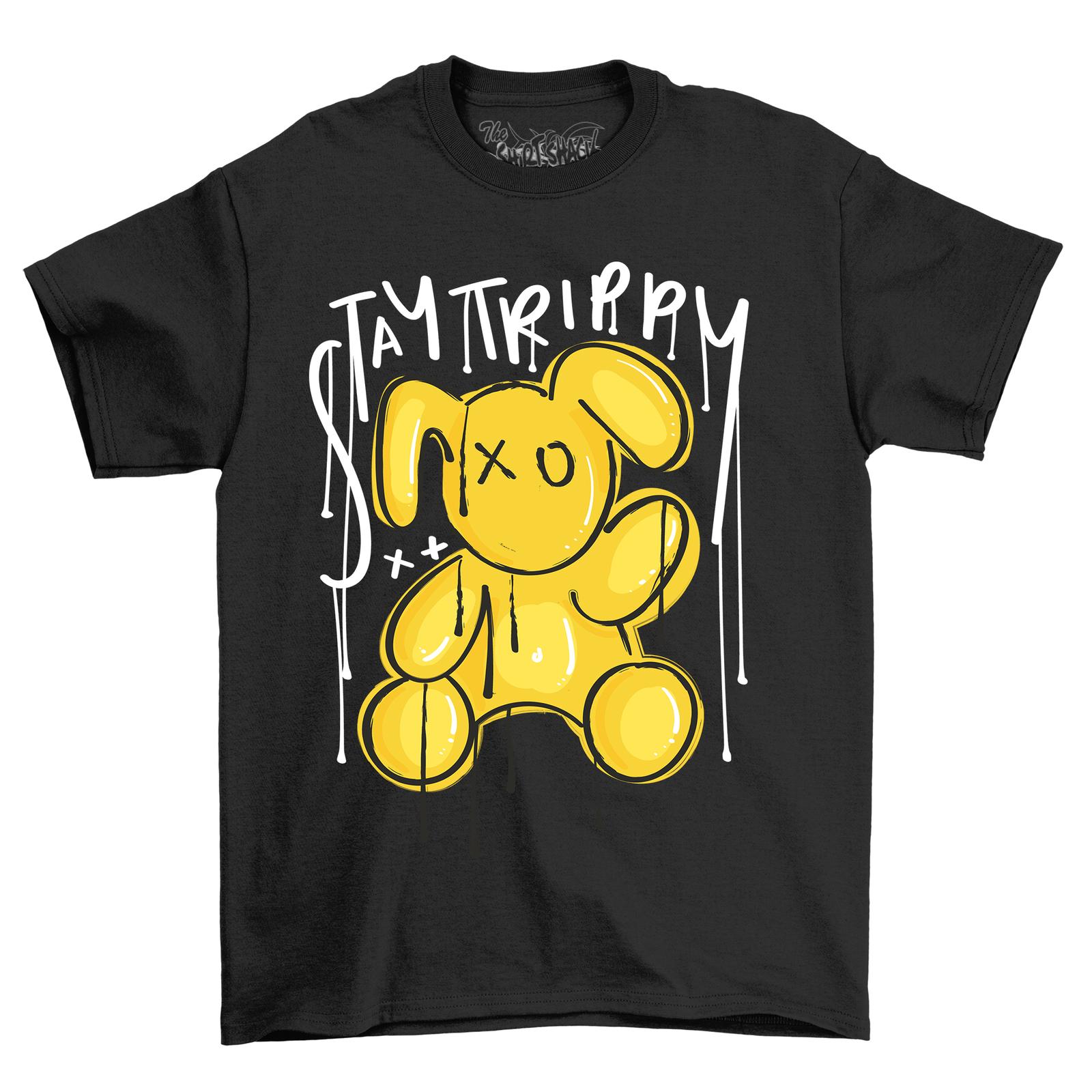 

Bearstreet2-20 Yellow Teddy Bear Tee - Hug Life Apparel! Funny T-Shirt Mens Womens Tees Top, Unisex P M