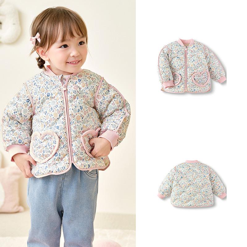 Balabala Kids' Water-Resistant Lightweight Down Baseball Jacket, Unisex, 2025 Autumn/Winter Collection.
