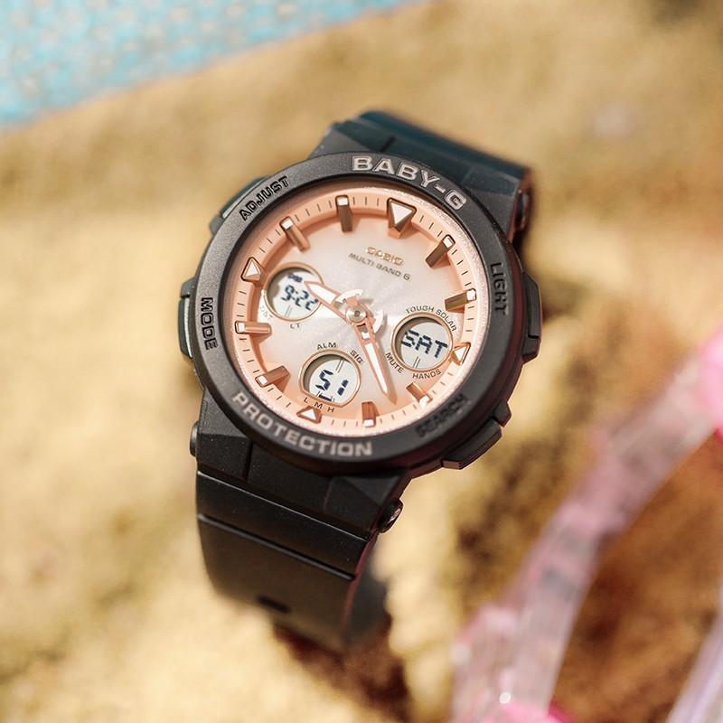 Casio BABY-G Series Beach Travel Series Heart of the Ocean Waterproof and Shockproof Outdoor Versatile Sports Quartz Movement Resin BGA-2500-1A2PRD