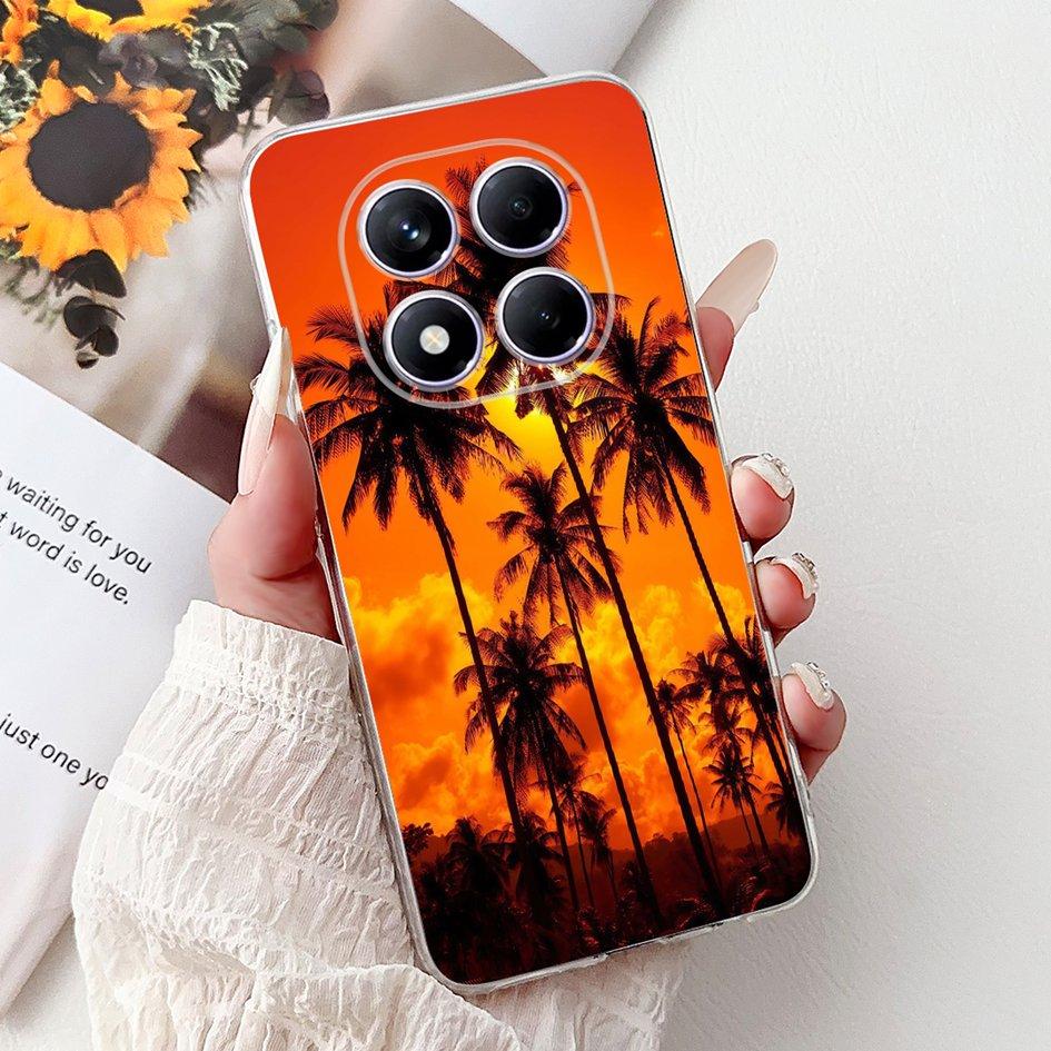 For Xiaomi Redmi Note 14 Pro Plus Case Cute Strawberry Love Heart Soft Silicone Clear Cover For Redmi Note 14 Pro 5G Global Etui