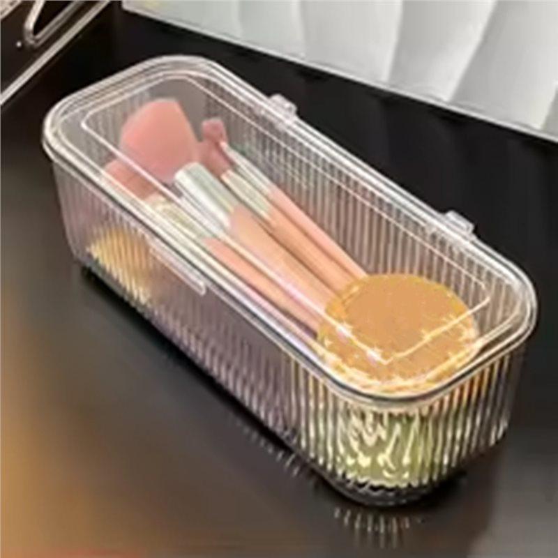 Cosmetic Storage Box Cosmetic Makeup Storage Bathroom Makeup Brush Lipstick Organizer