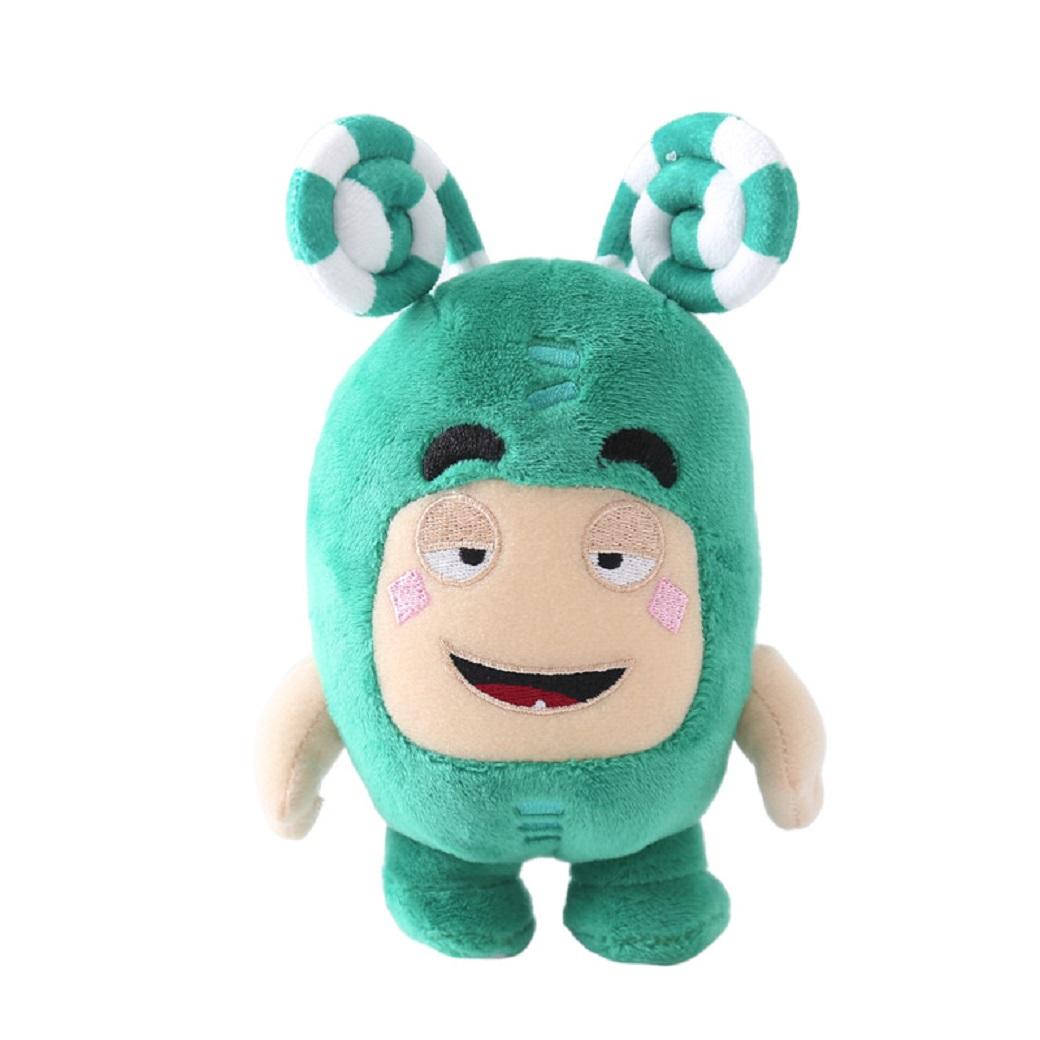 8 Stuks Oddbods Cartoon Pluche Speelgoed Gevuld Kinder Speelgoed Collectie Kinder Pop Kerst Verjaardagscadeau Huisdecoratie 18 Cm-24Cm 18CM
