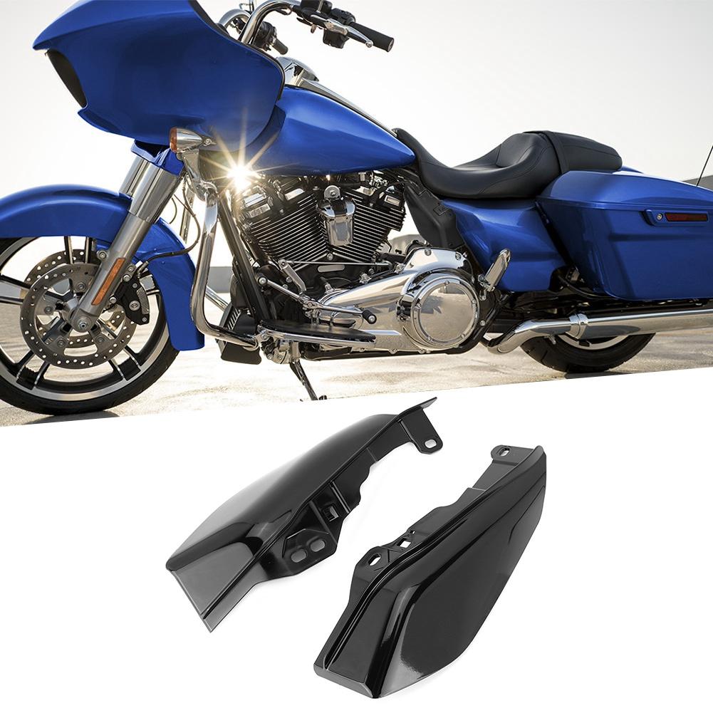 Motorcycle Heat   Mid Frame   Deflector Fits for   2017-2019(Glossy Black )