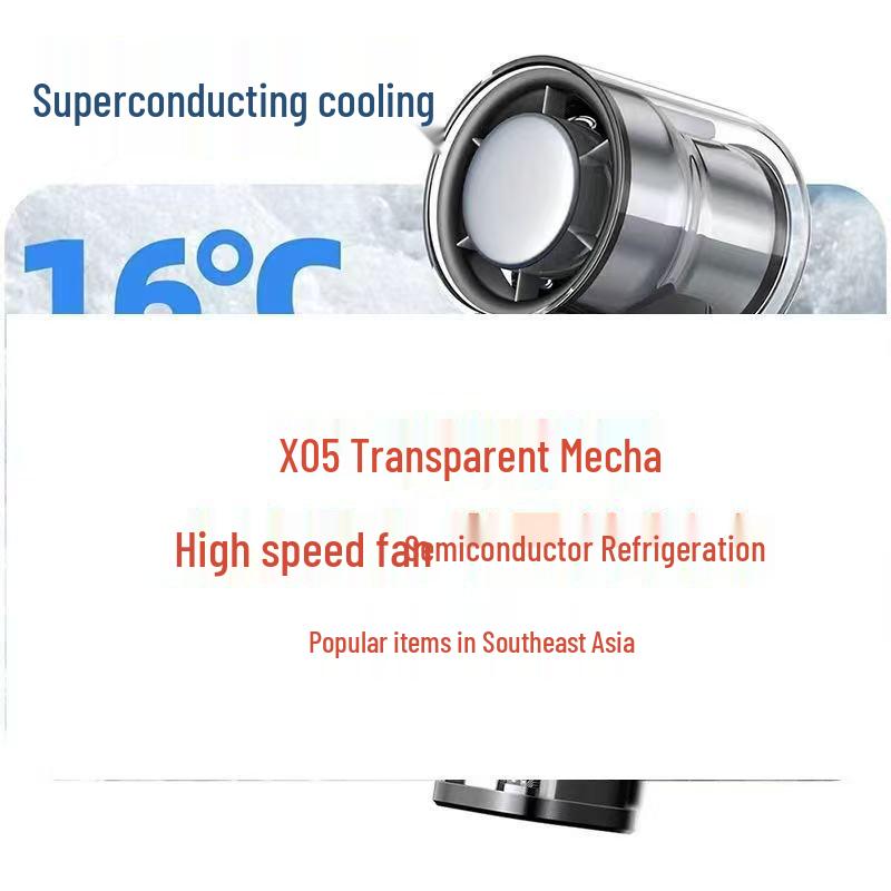 Portable Transparent USB Charging Handheld Fan with Ice Pack - Powerful Breeze & Cooling Effect Regular Handheld Fan