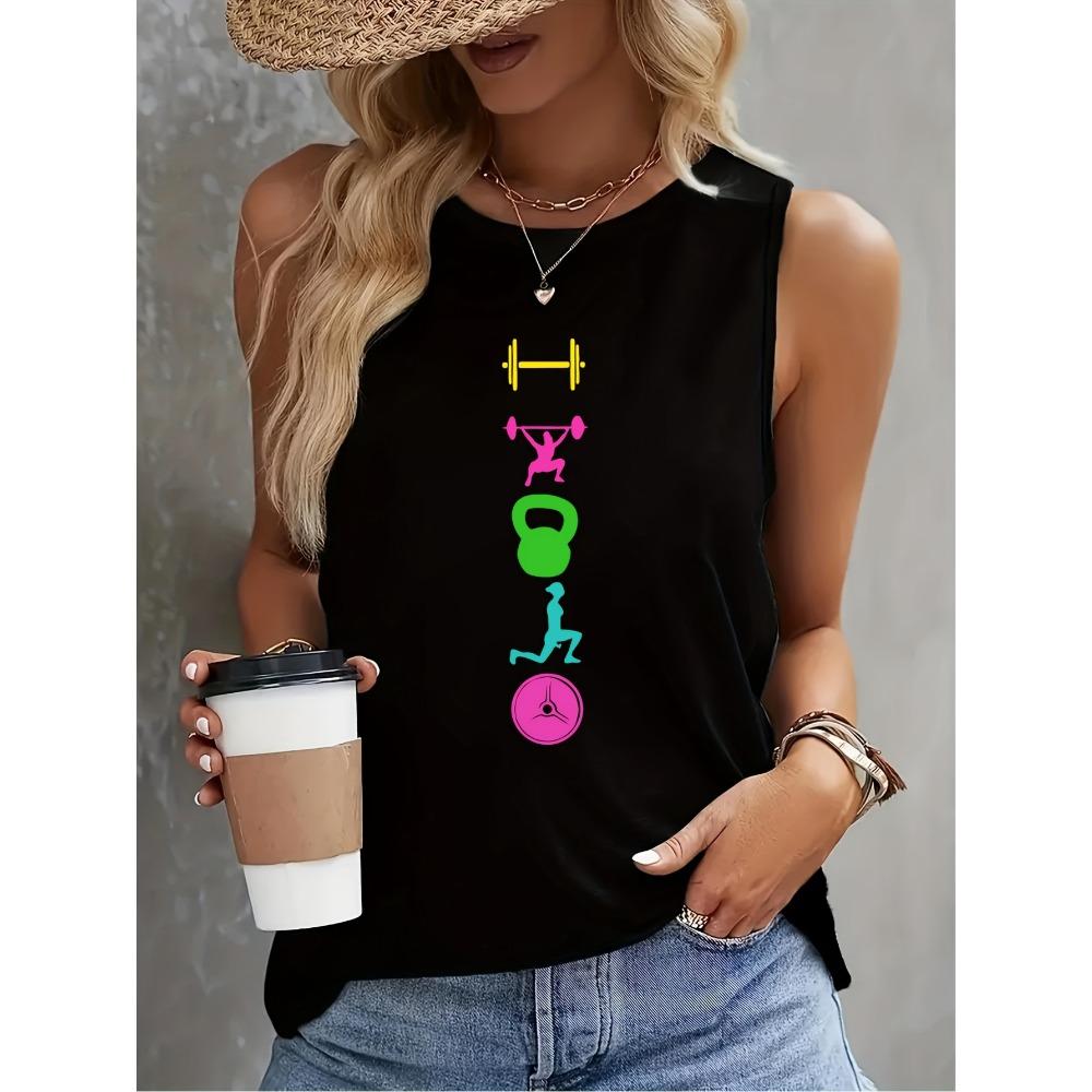 Elegant women s round neck sleeveless women s clothing vest S