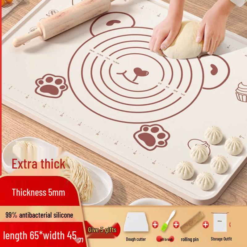 Thickened Silicone Kneading Mat Set