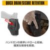 Holster for GLOCK G17 G18 G19 Polymer Attachment and Detachment Angle Adjustment [LayLax][CQC Glock][Right Hand][Tan] One-touch