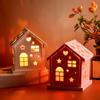 Christmas House Love Silicone Candle Base Molds DIY Gypsum Decorative Candle Holder Resin Craft for Home Desktop Ornament