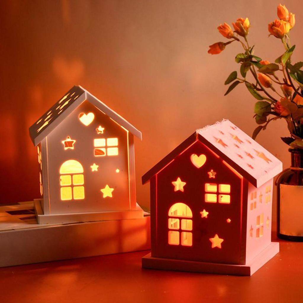 Christmas House Love Silicone Candle Base Molds DIY Gypsum Decorative Candle Holder Resin Craft for Home Desktop Ornament
