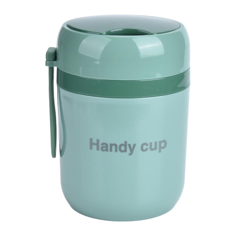 304 Stainless Steel Insulated Soup Containers 500ml Green/Pink/Blue/Yellow Insulated Food Container Stainless Steel Lunch Box