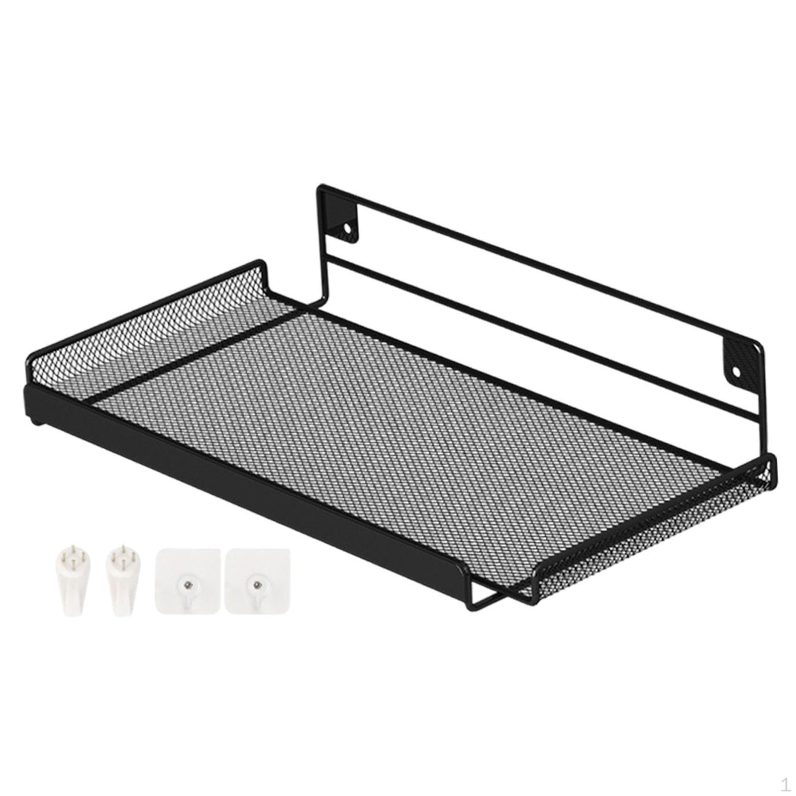 

Настенное крепление для маршрутизатора, простая установка, держатель, экономия места в гостиной чёрный