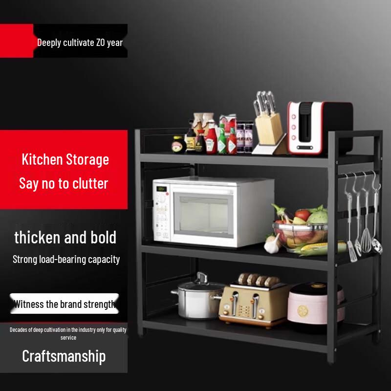 

Bieying 3-Tier Floor-Standing Kitchen Storage Rack