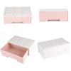 Cutie de depozitare colorată pentru birou cu sertare Suport pentru bijuterii Cabinete Decor D #