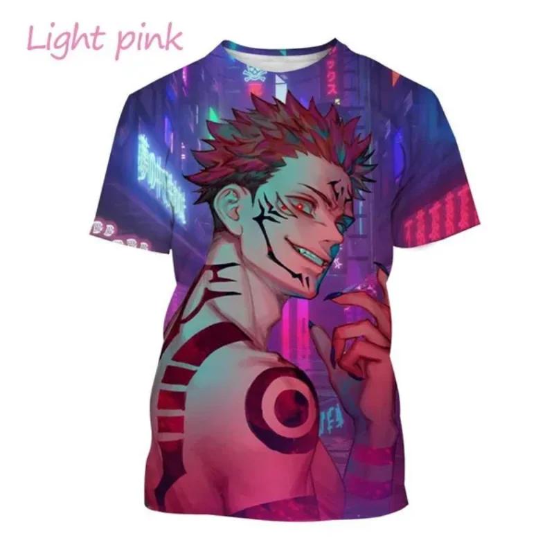 New Gojo Satoru and Itadoru Yuji 3D Print T-shirt Men Causal Jujutsu Kaiju Graphic T Shirt Harajuku Street Tops Tees Clothing