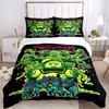 3pcs Ghostbusters Bedding Set - 1 Soft Quilt Cover + 2 Pillowcases, Machine Washable - Suitable for All Seasons, Perfect Gift for Family and