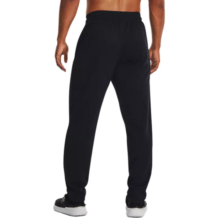 Under Armour UA Twister Pure Color Mid-rise Straight Loose Casual Pants Men Bottoms Black 1379876-001