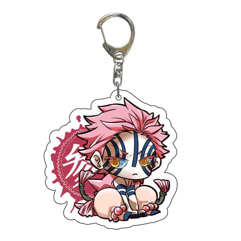 Demon Slayer Sitting Pose Acrylic Keychain 55mm