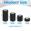 PATIKIL Bandage 24 5 Wrap Stretchable for Athletic and Outdoor Black 1"/2"/3"/4" Self-Adhesive Wraps, Count, Yards, Elastic, Breathable, Self-Adhesive