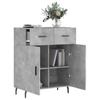 Sideboard Concrete Grey 69.5 X 34 X 90 Cm Particleboard