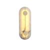 Nordic Copper Marble Wall Lamp: Postmodern Round Design for Bedroom, Living Room, Office, Hotel or Lobby.