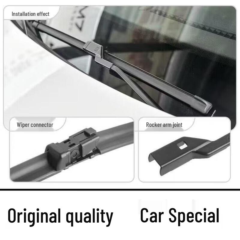 BYD Frameless Wiper Blade for Qin, Dolphin, Seagull, Song, L, Yuan PRO, Destroyer 05, Tang, F3, L3 - Rubber Strip