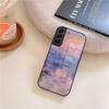Custodia per Telefono Arte Impressionista Claude Monet Vetro Per Samsung Galaxy S26 S25 S21 S22 S24 S23 S20 Ultra Fe Plus A16 A24 A55 A53 Coq