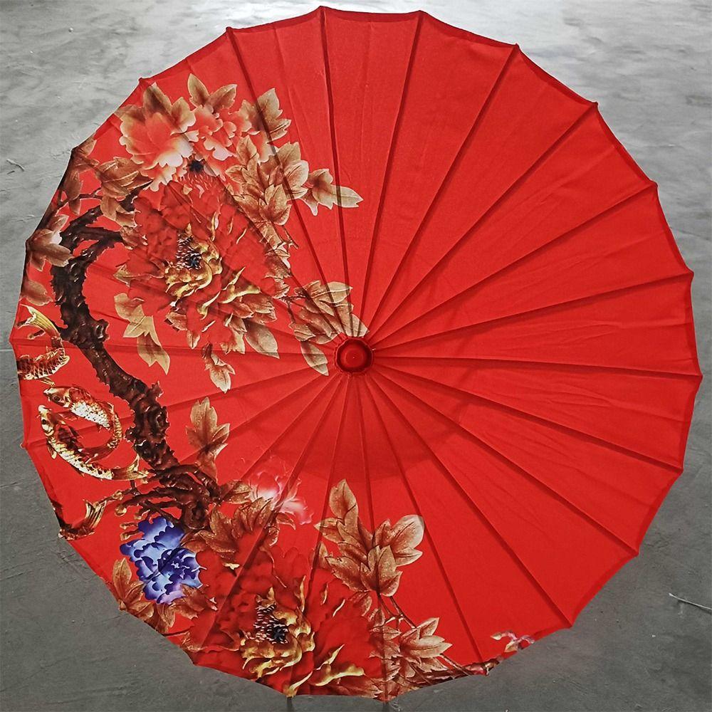 Chinese Antique Style Women Decorative Umbrella Bridesmaids Party Scenery
