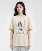 Geulaenpini Rabbit Oversized Short Sleeve T-Shirt - Natural Cotton