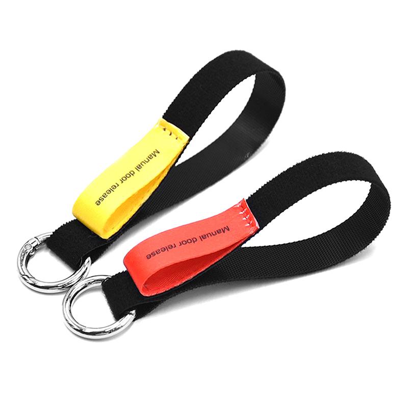 2/4Pcs Car Rear Door Emergency Safety Rope Rear Door Mechanical Switch Emergency Handle For Model 3 Model Y 2022 2023