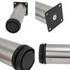 15 cm Furniture Adjustable Sofa Bed Leg Stainless Steel Table Bed Sofa Cabinet Feet Foot Legs Metal Replacement Foot