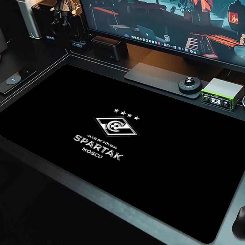 Spartak Moscow Football Club Mouse Pad Large Gaming Table Cushion Nonslip Laptop Tablet Big Mousepad Xxl Mat Mini Pc Playmat With Lock Edge